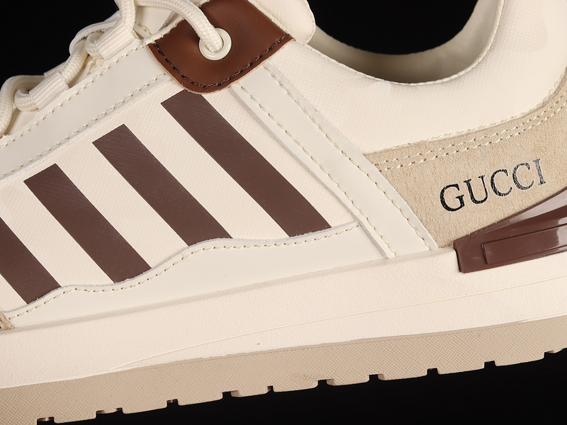 Gucci Sports Casual Trend Shoes Off White/Brown/Off White 29