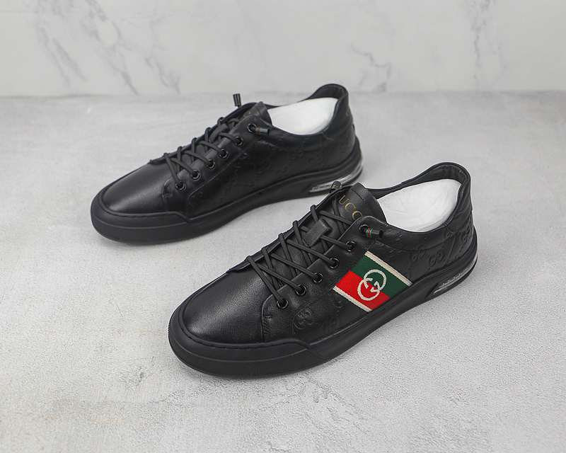 Gucci 22Ss Casual Shoes Black/Green/Gold-Red 17