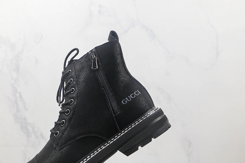 Gucci High Martin Boots Black/Black/Black 13