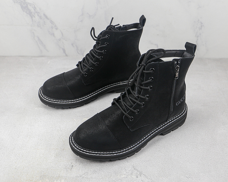 Gucci High Martin Boots Black/Black/Black 15