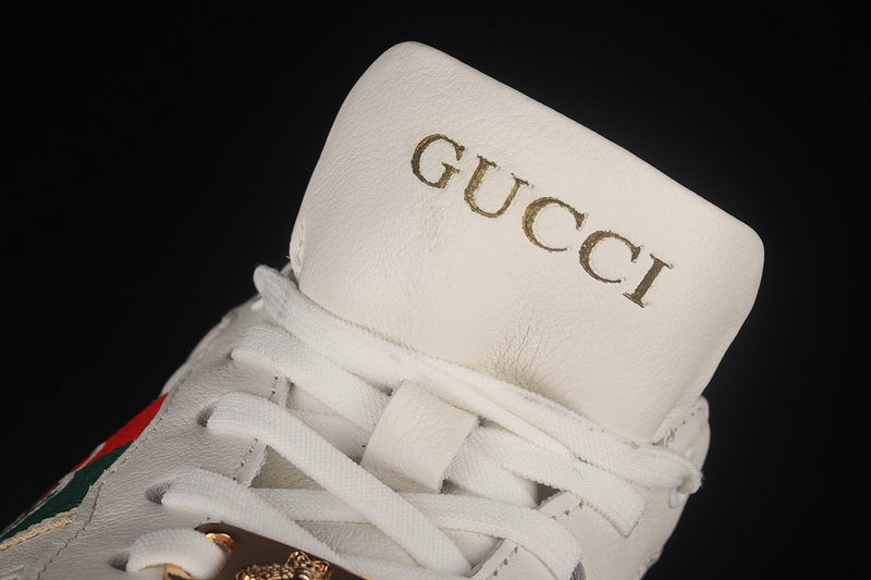 Gucci Screener Gg Low-Top Sneaker White/Blue/Red-Gold 9