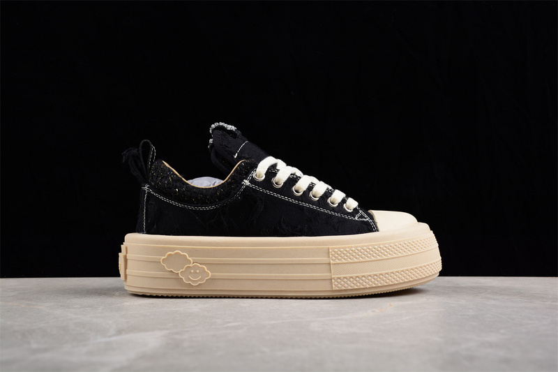 Foreshadow Double-Uni Sneakers Black/Black/Gum 13