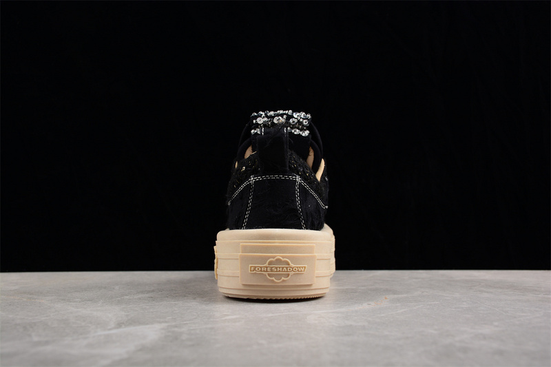 Foreshadow Double-Uni Sneakers Black/Black/Gum 25