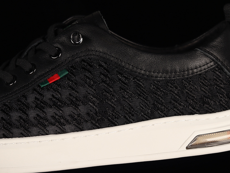 Gucci Sports And Leisure Trend Shoes Black/Black/White 3