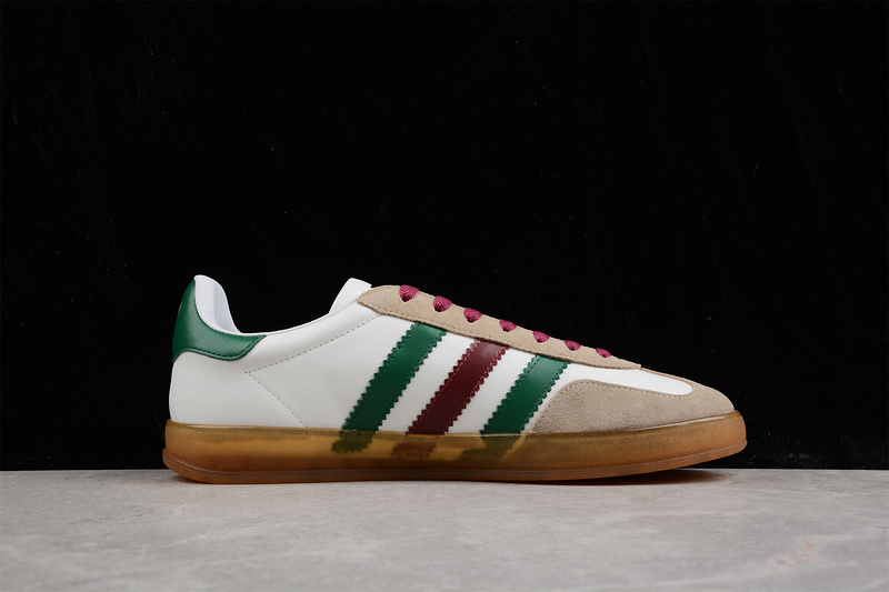 Gucci X Gazalle Shoes Cloud White/Pink/Green 5