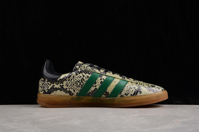 Gucci X Gazalle Shoes Python Pattern/Green/Black 7