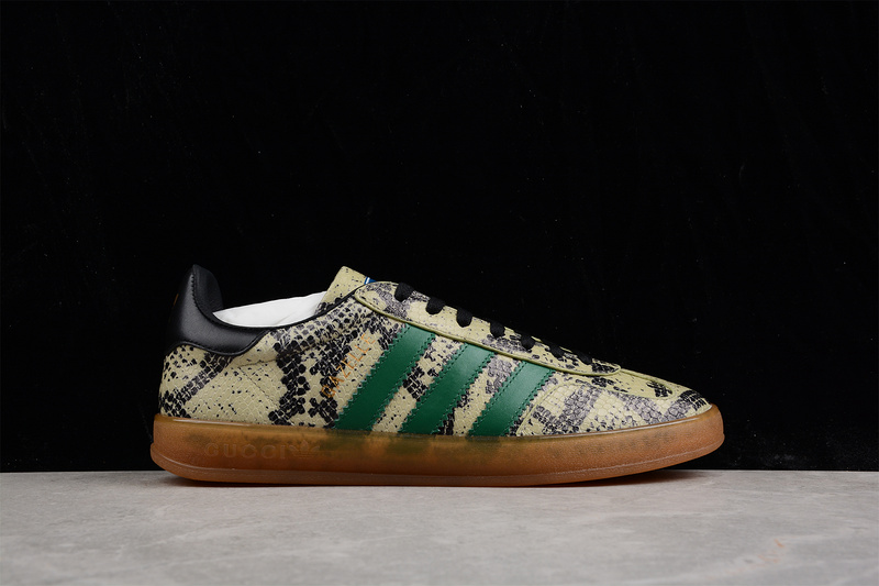 Gucci X Gazalle Shoes Python Pattern/Green/Black 19