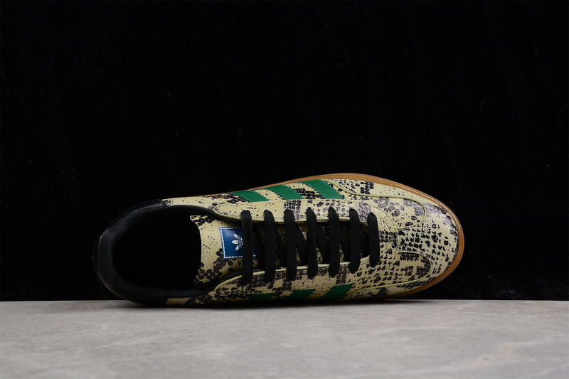 Gucci X Gazalle Shoes Python Pattern/Green/Black 29