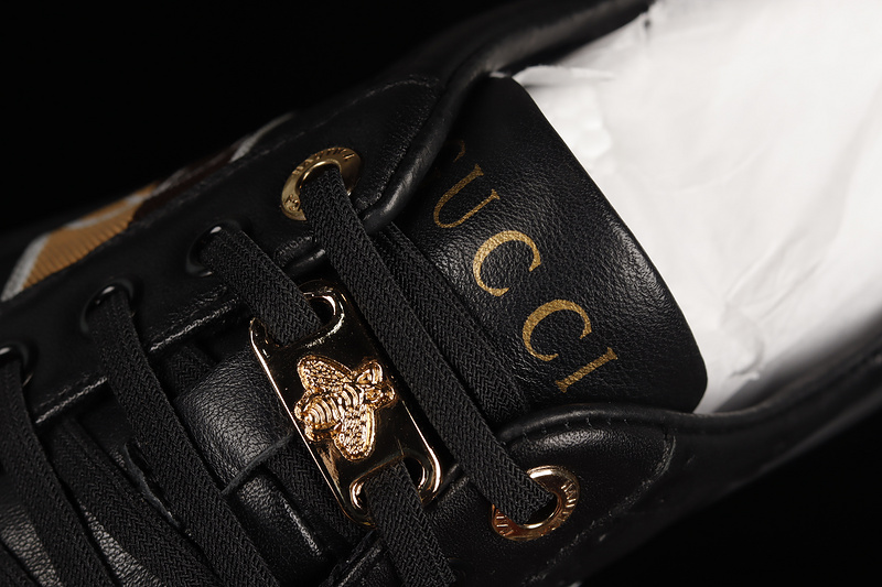 Gucci Screener Gg High-Top Sneaker Black/Black/Gold 21