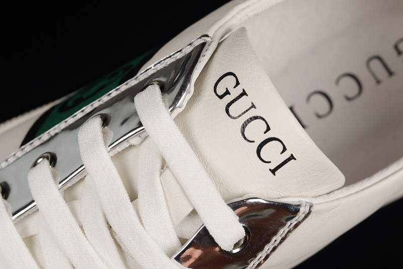 Gucci Screener Gg High-Top Sneaker White/Green/Black 3