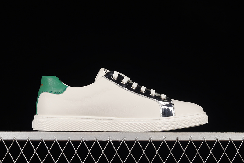 Gucci Screener Gg High-Top Sneaker White/Green/Black 27