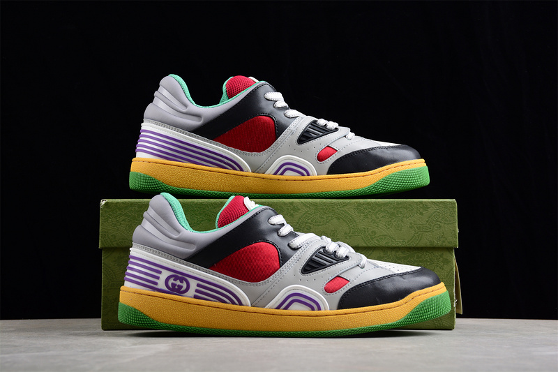 Gucci Basket Low-To Sneaker Multi-Color/Black 7