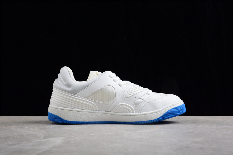 Gucci Basket Low-To Sneaker White/White/Dark Blue 19