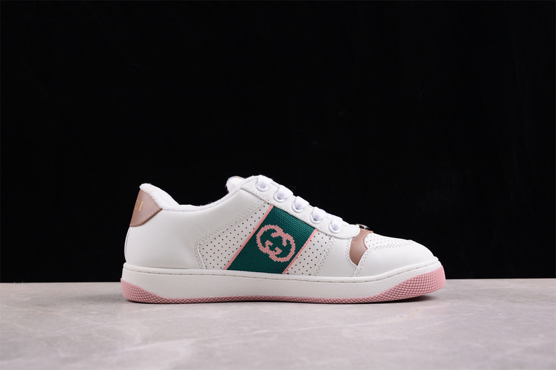 Gucci Screener Gg White/Green/Brown/Pink 23