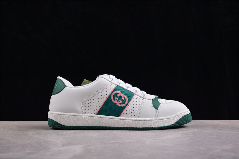 Gucci Screener Gg White/Green 13