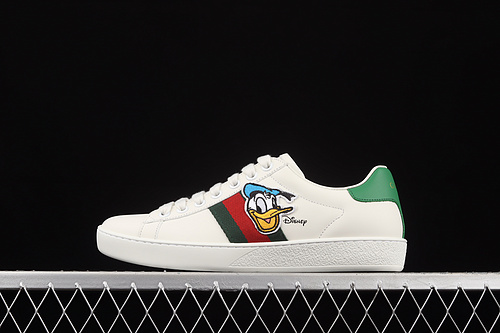 Gucci Ace Embroidered Sneakers Black/Green/Red 5