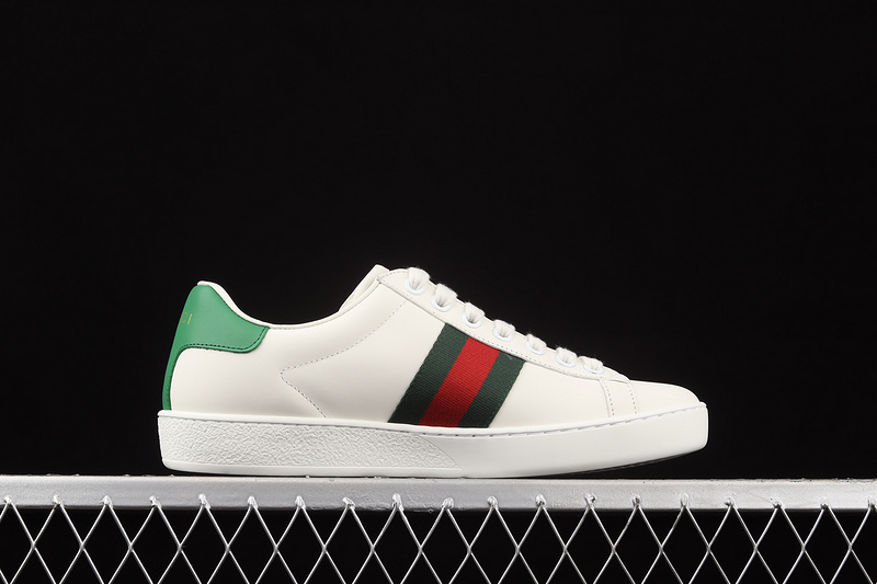 Gucci Ace Embroidered Sneakers Black/Green/Red 15