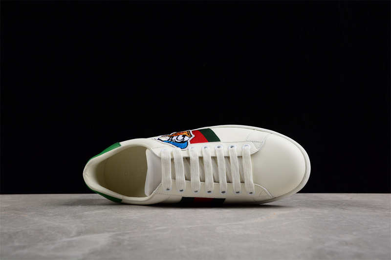 Gucci Ace Low Top Casual Sneakers White/Green/Red 11