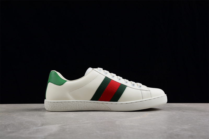 Gucci Ace Low Top Casual Sneakers White/Green/Red 15