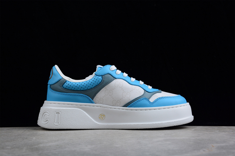 Gucci Screener Gg High-Top Sneaker Blue/Blue/White 31