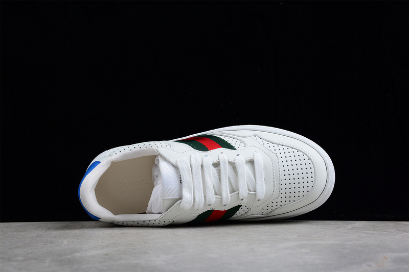 Gucci Screener Gg High-Top Sneaker White/White/Blue 17