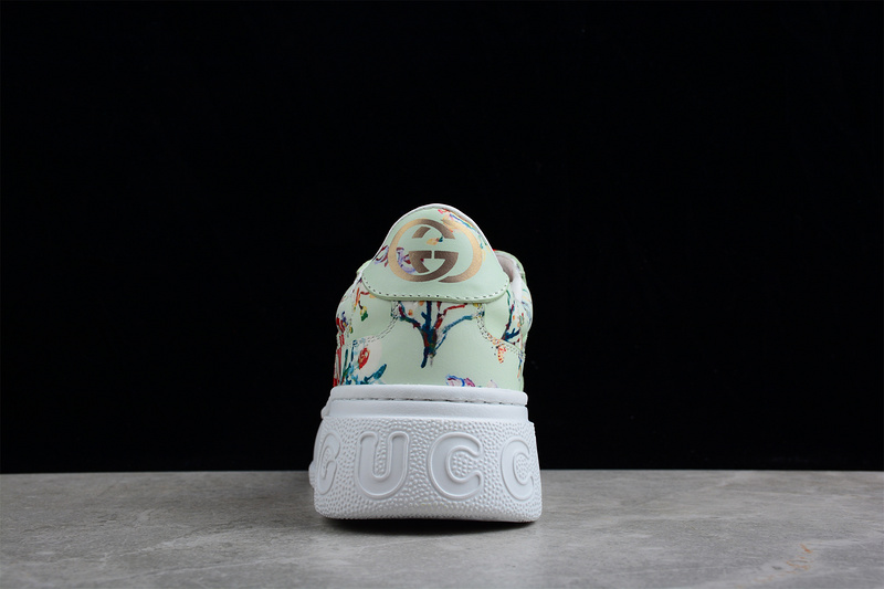 Gucci Screener Gg High-Top Sneaker White/White/Multi-Color 31