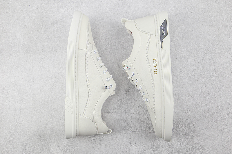 Gucci Screener Gg High-Top Sneaker White/White/White 17