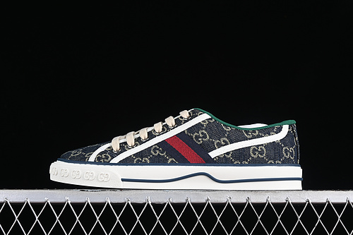 Gucci Tennis 1977 Print Sneaker White/Red/Green/Yellow 7