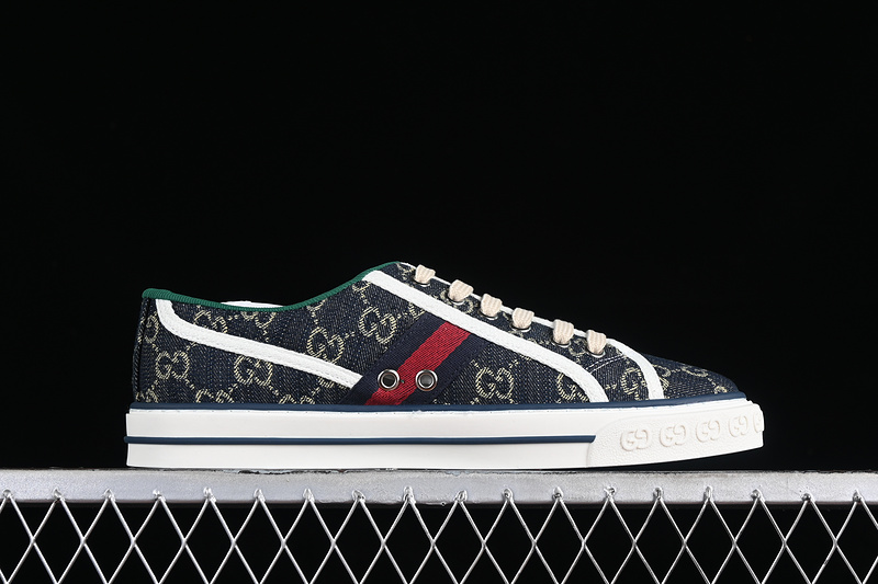 Gucci Tennis 1977 Print Sneaker White/Red/Green/Yellow 13