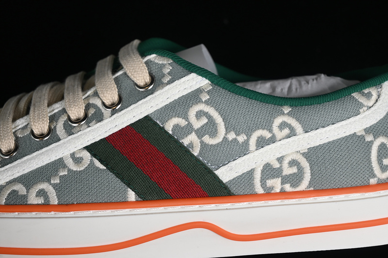 Gucci Tennis 1977 Print Sneaker White/Red/Green/Grey 7