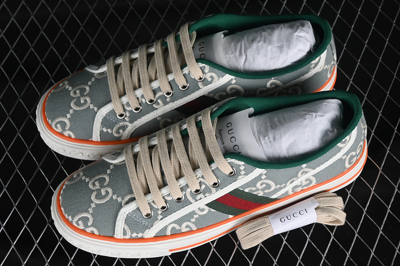 Gucci Tennis 1977 Print Sneaker White/Red/Green/Grey 15