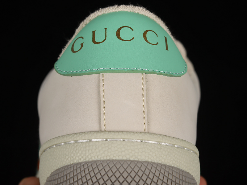 Gucci Screener Sneakers Light Grey/Green/Red 19