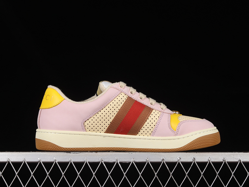 Gucci Screener Sneakers Light Pink/Beige/Brown 23