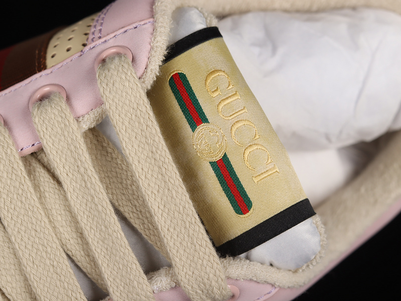 Gucci Screener Sneakers Light Pink/Beige/Brown 27