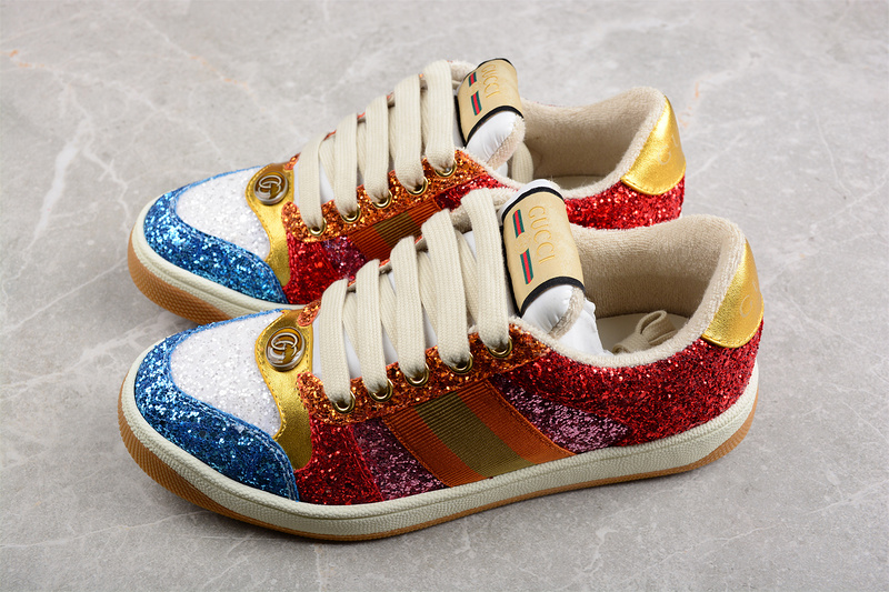 Gucci Ace Embroidered Low-Top Multi-Color/White 3