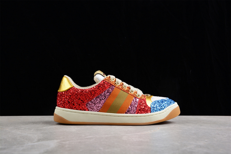 Gucci Ace Embroidered Low-Top Multi-Color/White 15