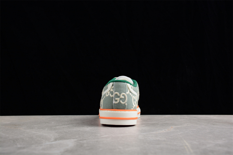 Gucci Tennis 1977 Print Sneaker Green/White/Red 5