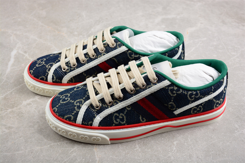 Gucci Tennis 1977 Print Sneaker Red/Green/Blue 5