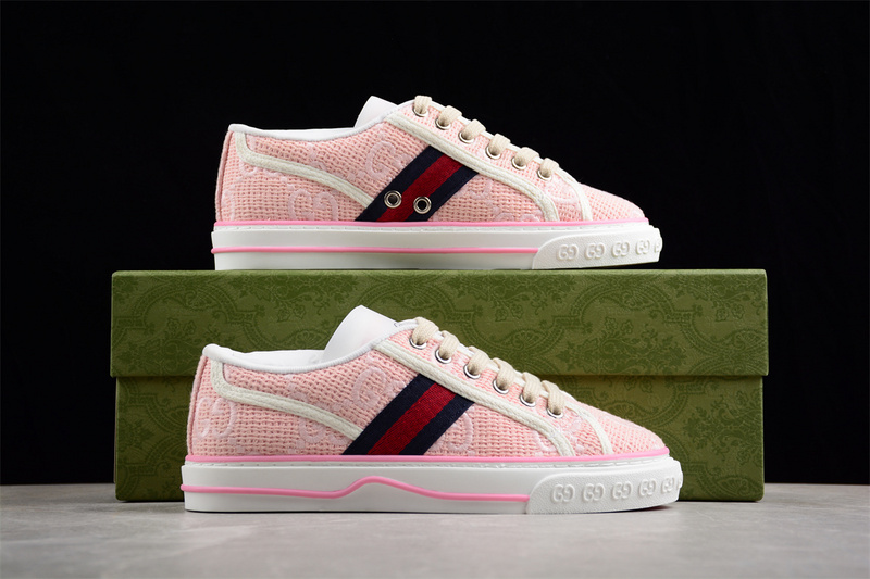 Gucci Tennis 1977 Print Sneaker Red/Pink/Black 5