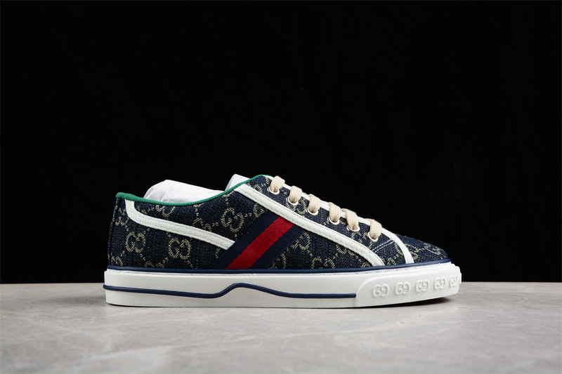 Gucci Tennis 1977 Print Sneaker White/Red/Black 23