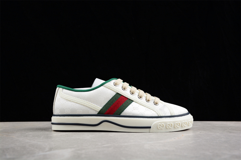 Gucci Tennis 1977 Print Sneaker White/Red/Green 9