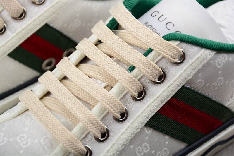 Gucci Tennis 1977 Print Sneaker White/Red/Green 25