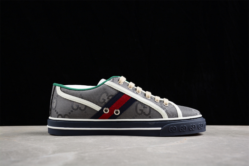 Gucci Tennis 1977 Print Sneaker White/Red/Grey 5