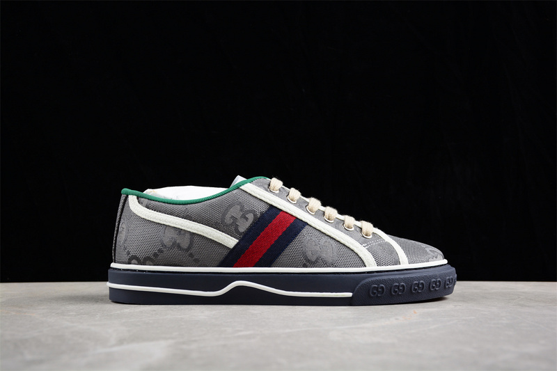 Gucci Tennis 1977 Print Sneaker White/Red/Grey 11