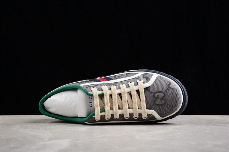 Gucci Tennis 1977 Print Sneaker White/Red/Grey 25