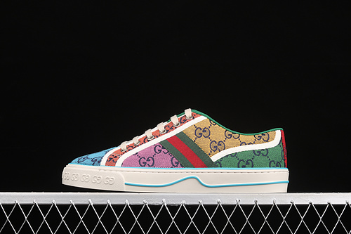 Gucci Tennis 1977 Print Sneakers Multi-Color/White 3