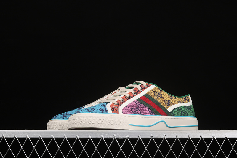 Gucci Tennis 1977 Print Sneakers Multi-Color/White 23