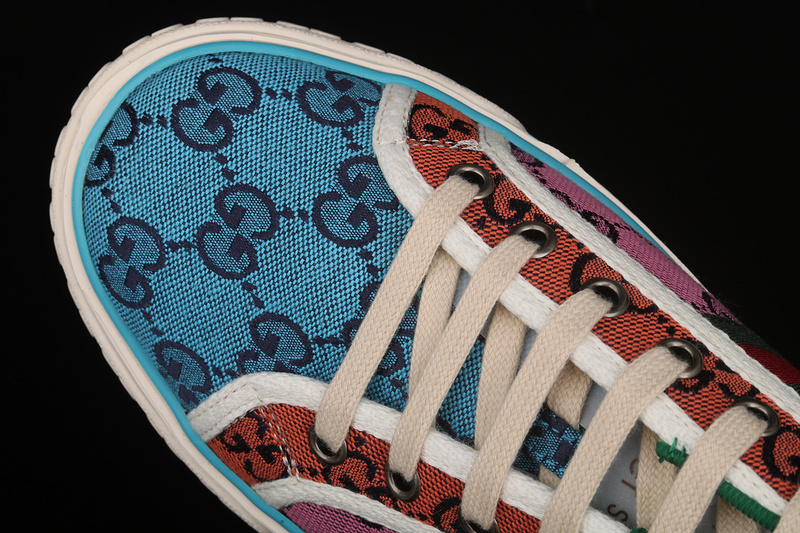 Gucci Tennis 1977 Print Sneakers Multi-Color/White 27