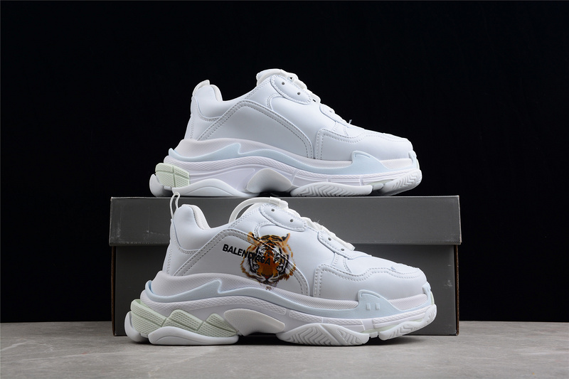 Gucci X Balenciaga Triple S Sneakers White/Black/White 41