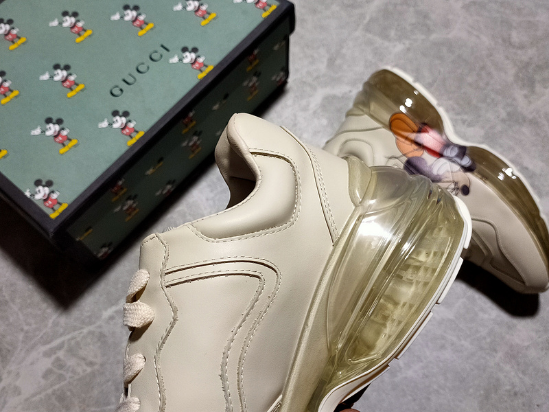 Gucci Air Cushion Dadshoes Beige/Black/Red-Orange 17